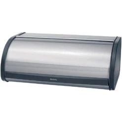 Brabantia Bread Bin Roll Top Large - Matte Steel