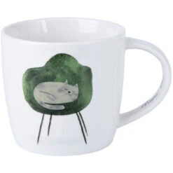 Maxwell And Williams Marc Martin Feline Friends Mug 400ml - One Eye Open