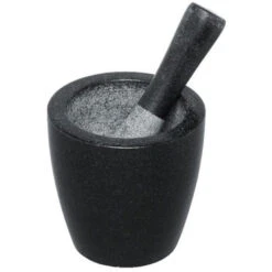 Avanti Tall Mortar And Pestle 13cm - Black
