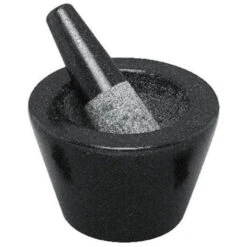 Avanti Conical Mortar And Pestle 13cm - Black