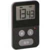 Avanti Digital Slim Timer With Light Black