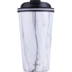 Avanti Go Cup Double Wall 410ml - White Marble