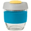 Avanti Glass Gocup Reusable Coffee Cup 236ml - Blue/grey/yellow