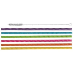 Avanti Reusable Straws Rainbow Set Of 24