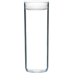 ClickClack Pantry Round Spaghetti 2400ml - White