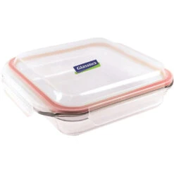 Glasslock Square Oven Safe Glass Baking Dish 28cm X 28cm - 2100ml