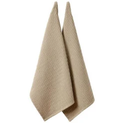 Ladelle Eco Recycled Kitchen Towel Taupe - 2 Piece Set