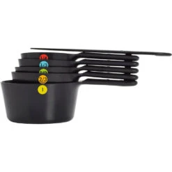 OXO Good Grips 6-Piece Plastic Measuring Cups Black
