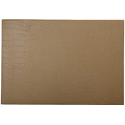Maxwell And Williams Table Accents Leather Look Alligator Placemat 43x30cm Tan