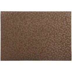 Maxwell And Williams Table Accents Leather Look Mosaic Placemat 43x30cm Brown