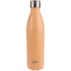 Oasis Drink Bottle 750ml Stainless Steel Double Wall Insulated - Matte Rockmelon