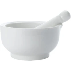 Maxwell And Williams White Basics Mortar And Pestle 12cm