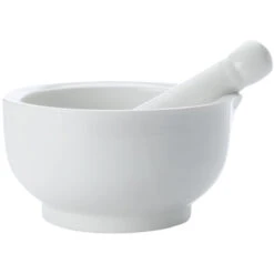 Maxwell And Williams White Basics Mortar And Pestle 9cm