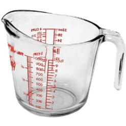 Anchor Hocking Large Measuring Jug 1L - 4 Cup