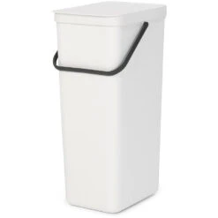Brabantia Waste Bin Sort&Go 40L White