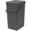 Brabantia Waste Bin Sort & Go 16L Grey