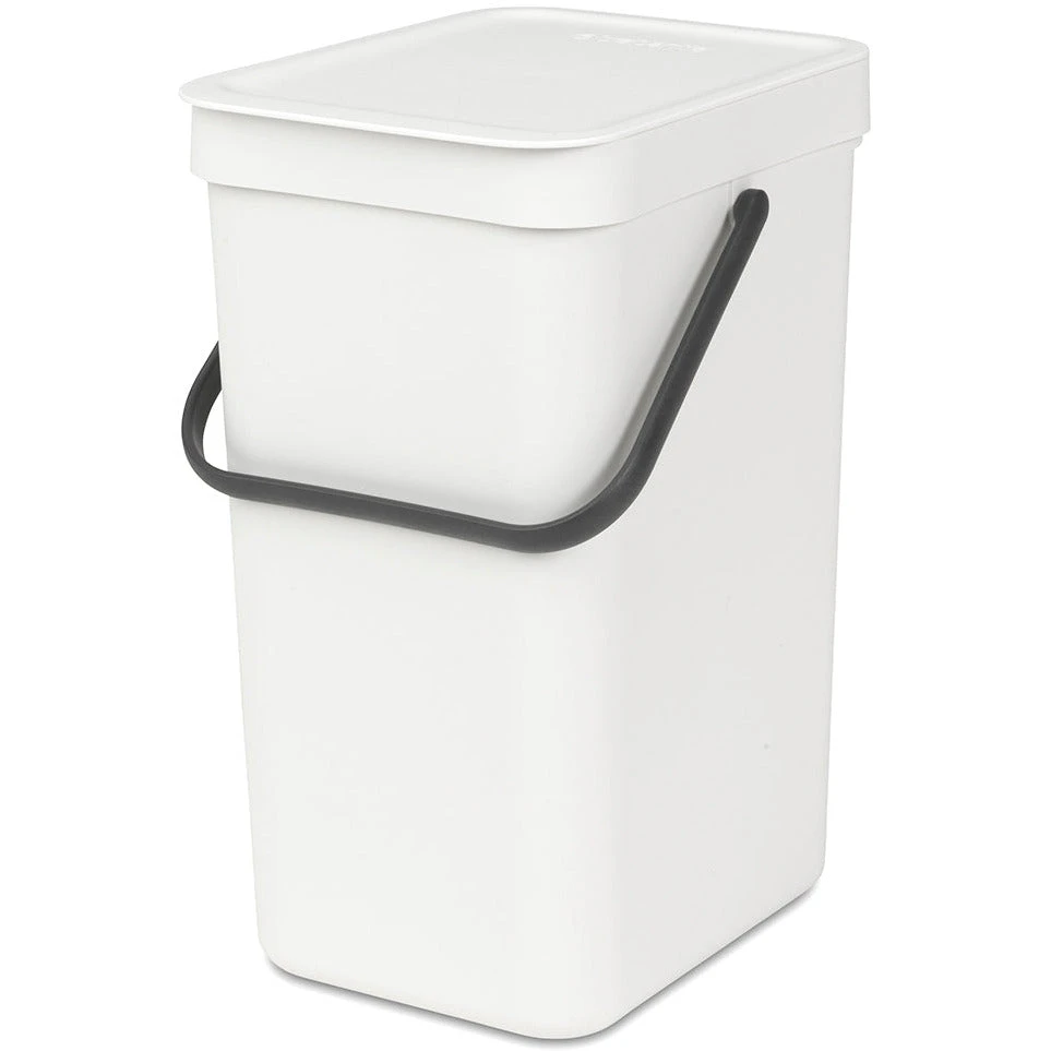 Brabantia Waste Bin Sort & Go 12L White