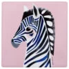 Maxwell And Williams Pete Cromer Wildlife Ceramic Square Coaster 9.5cm - Zebra