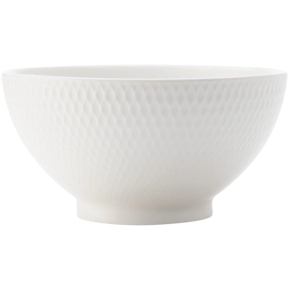 Maxwell And Williams White Basics Diamonds Rice Bowl 12.5cm