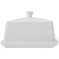 Maxwell And Williams White Basics Diamonds Butter Dish