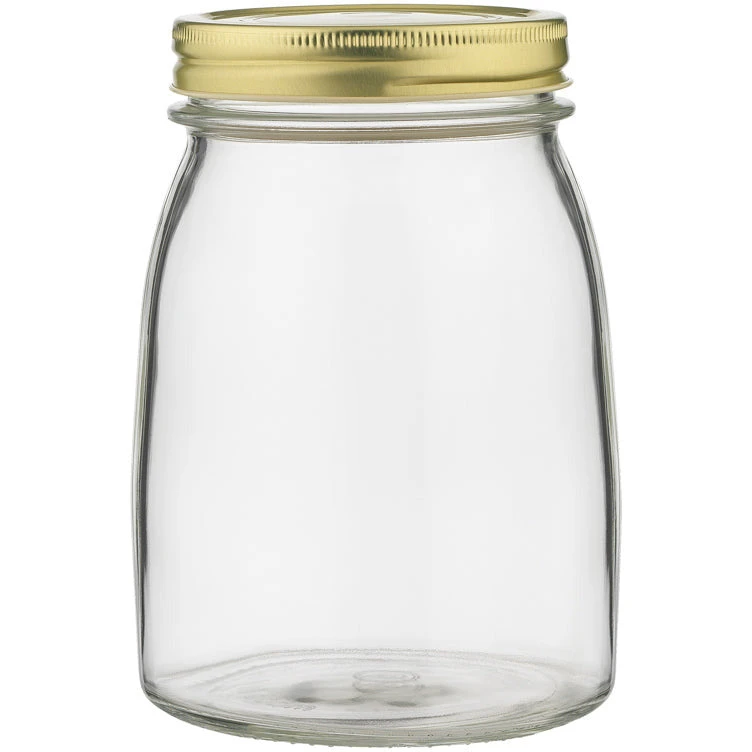 Ecology Source Glass Jar With Lid - 1 Litre