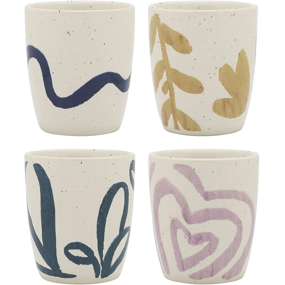 Ecology Nomad Set Of 4 Latte Cups 250ml Nature - Image 2