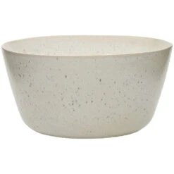 Ecology Malta Round Tall Serving Bowl 25cm Linen