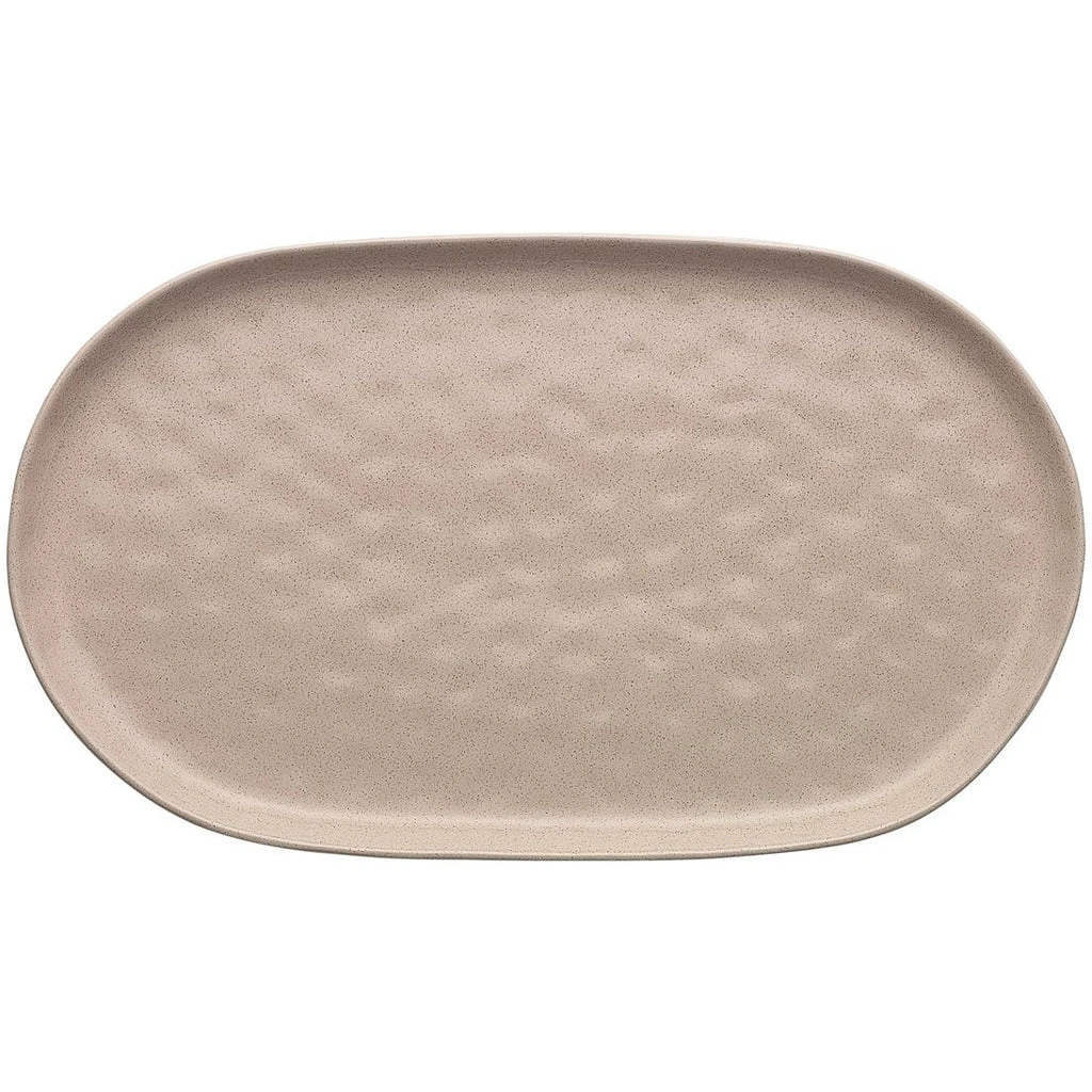 Ecology Speckle Oval Serving Platter 40 X 24 X 2cm Cheesecake