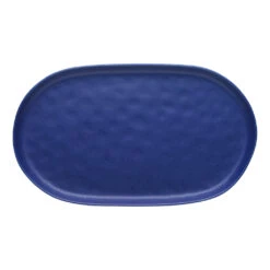 Ecology Speckle Cobalt Oval Platter