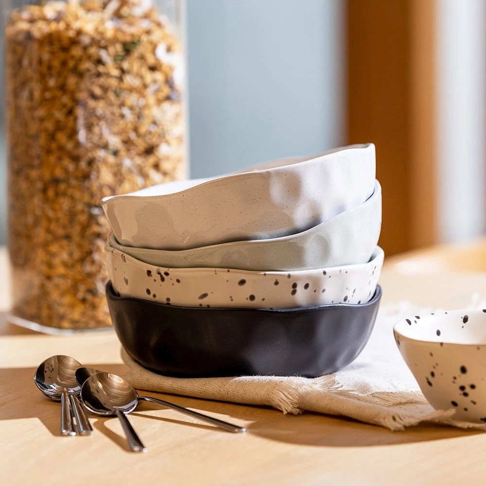 Ecology Speckle Cereal Bowl 15.5cm Ebony - Image 3