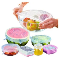 IOco Silicone Fresh Food Covers Set Of 6