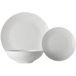 Maxwell And Williams White Basics Tribeca 18 Piece Coupe Dinner Set