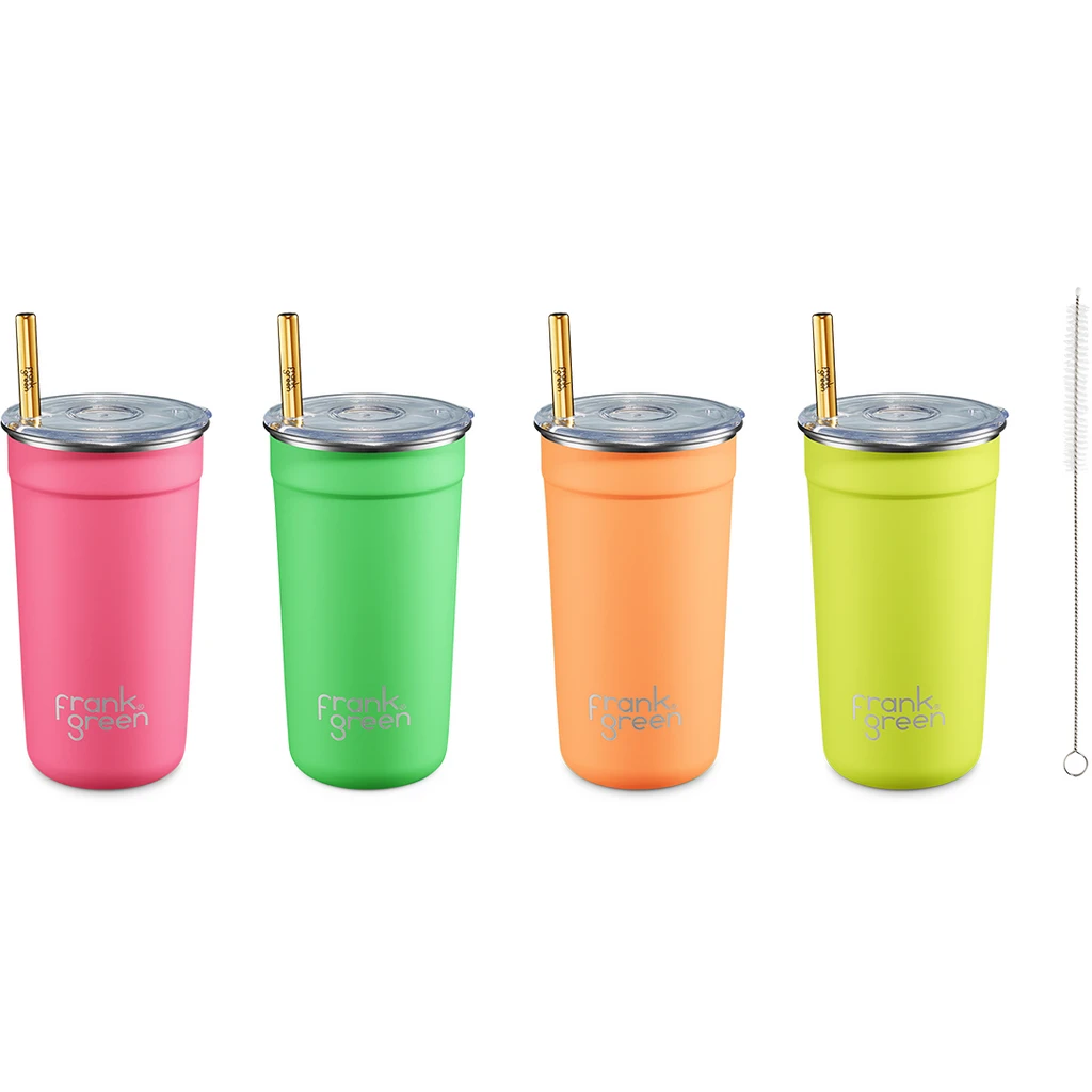 Frank Green 4 Pack 16oz Party Cups - Neon Mix