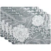 Maxwell And Williams Island Cork Back Placemat 34x26.5cm Set Of 4 Grey Gift Boxed