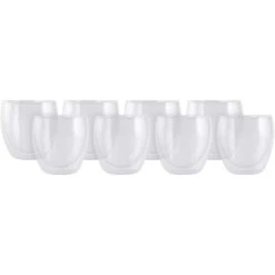 Maxwell And Williams Blend Double Wall Cup 250ml Set Of 8