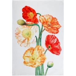 Maxwell And Williams Katherine Castle Floriade Tea Towel 50x70cm Poppies