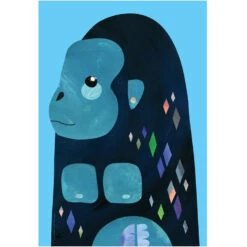 Maxwell And Williams Pete Cromer Wildlife Tea Towel 50x70cm - Gorilla