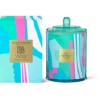 Glasshouse Fragrances Pool Party 380g Soy Candle - Pink Orchid & Rhubarb
