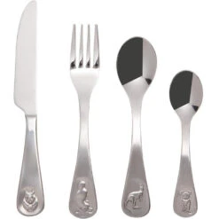 Maxwell And Williams Childrens Cutlery Set - 4 Piece Set - Koala And Friends