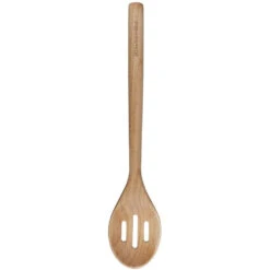 KitchenAid Maple Wood Slotted Spoon