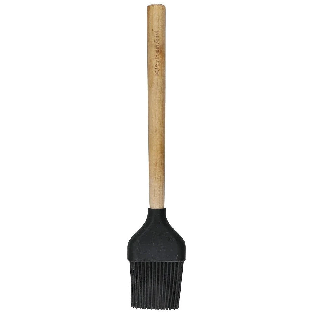 KitchenAid Maple Wood Basting Brush Silicone