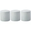 Maxwell And Williams Epicurious Canister 600ml Set Of 3 White Gift Boxed