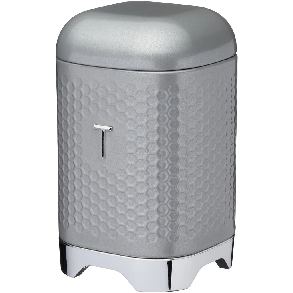 KitchenCraft Lovello Tea Canister 11x18cm 1.5L Grey