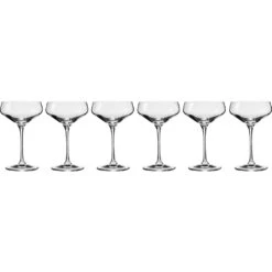 Krosno Avant-Garde Cocktail Glass 230ml Set Of 6 Gift Boxed