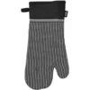 Ladelle Prof. Series III Stripe Black Oven Mitt