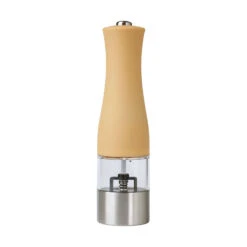 Maxwell And Williams Cosmopolitan Electric Salt/Pepper Mill 21cm Ochre Gift Boxed