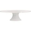 Maxwell And Williams White Basics Diamonds Footed Cake Stand 30cm Gift Boxed