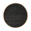 Maxwell And Williams Table Accents Placemat 38cm Round Black Natural