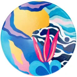 Maxwell And Williams Kasey Rainbow Be Fierce Ceramic Coaster 10cm Blue Amazonia