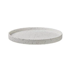 Maxwell And Williams Livvi Terrazzo Round Serving Tray 36cm White Gift Boxed